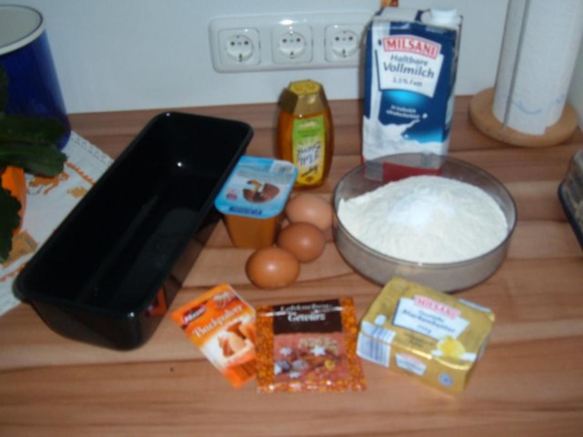 Kuchen : mit Honig - Gewürzkuchen - Rezept - Bild Nr. 3