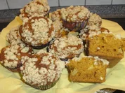 Rezept: Kürbismuffins mit Äpfeln Kürbismuffins mit Äpfeln - Rezept