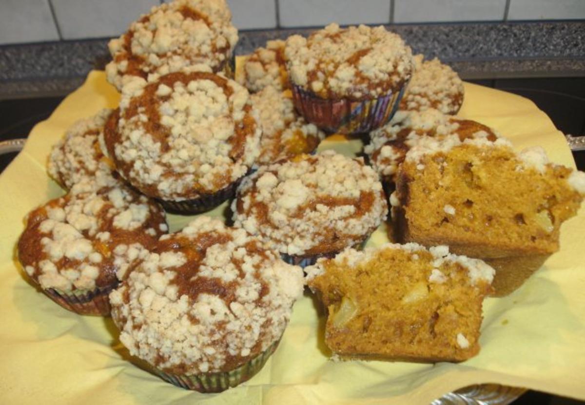 Bilder für Kürbismuffins mit Äpfeln Rezept