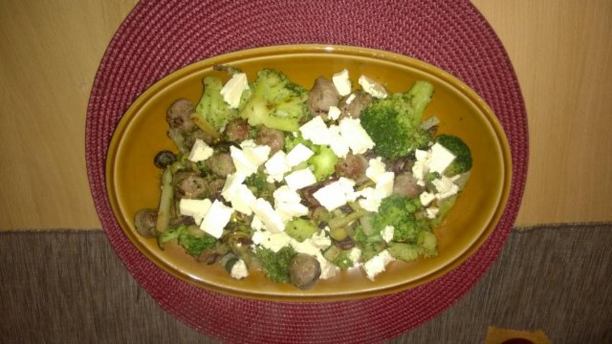 Broccoli - Bratwurst Pfanne - Rezept