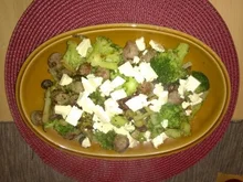 Broccoli - Bratwurst Pfanne - Rezept