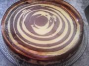 Zebra-Quark-Kuchen - Rezept