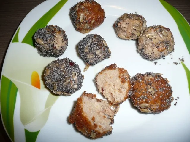 Rezept: Margaret's geheime Kartoffelköschen gefült mit Birnen,Cranberries + Walnuss ! Margaret's geheime Kartoffelköschen gefült mit Birnen,Cranberries + Walnuss ! - Rezept