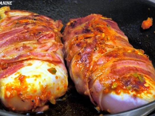 Mediterran gewürzte Hähnchenbrust auf Linsen-Paprika-Gemüse - Rezept - Bild Nr. 11