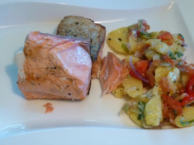Lachs mit Kartoffelsalat - Rezept - Bild Nr. 2