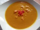 Rezept: Kürbissuppe mit Mango und Chili Kürbissuppe mit Mango und Chili - Rezept