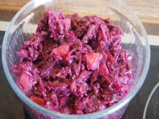 Knusperente mit Gourmet-Rotkohl à la Papa, tschechischen Knödel nach Ivanka - Rezept - Bild Nr. 6