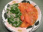 Petersilien - Reis mit Paprika - Gulasch - Rezept