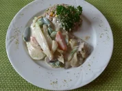 Rezept: Gemรผse-Frikassee an Buchweizen Gemรผse-Frikassee an Buchweizen - Rezept