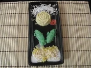 Grüner Duftreis mit Flankuchen in Kokossoße - Rezept