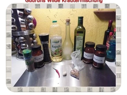 Öl: "Wilde" Kräutermischung für aromatisiertes Öl - Rezept - Bild Nr. 2