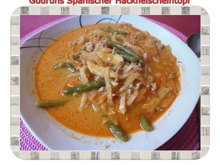 Rezept: Eintopf: Spanischer Hackfleischeintopf Eintopf: Spanischer Hackfleischeintopf - Rezept