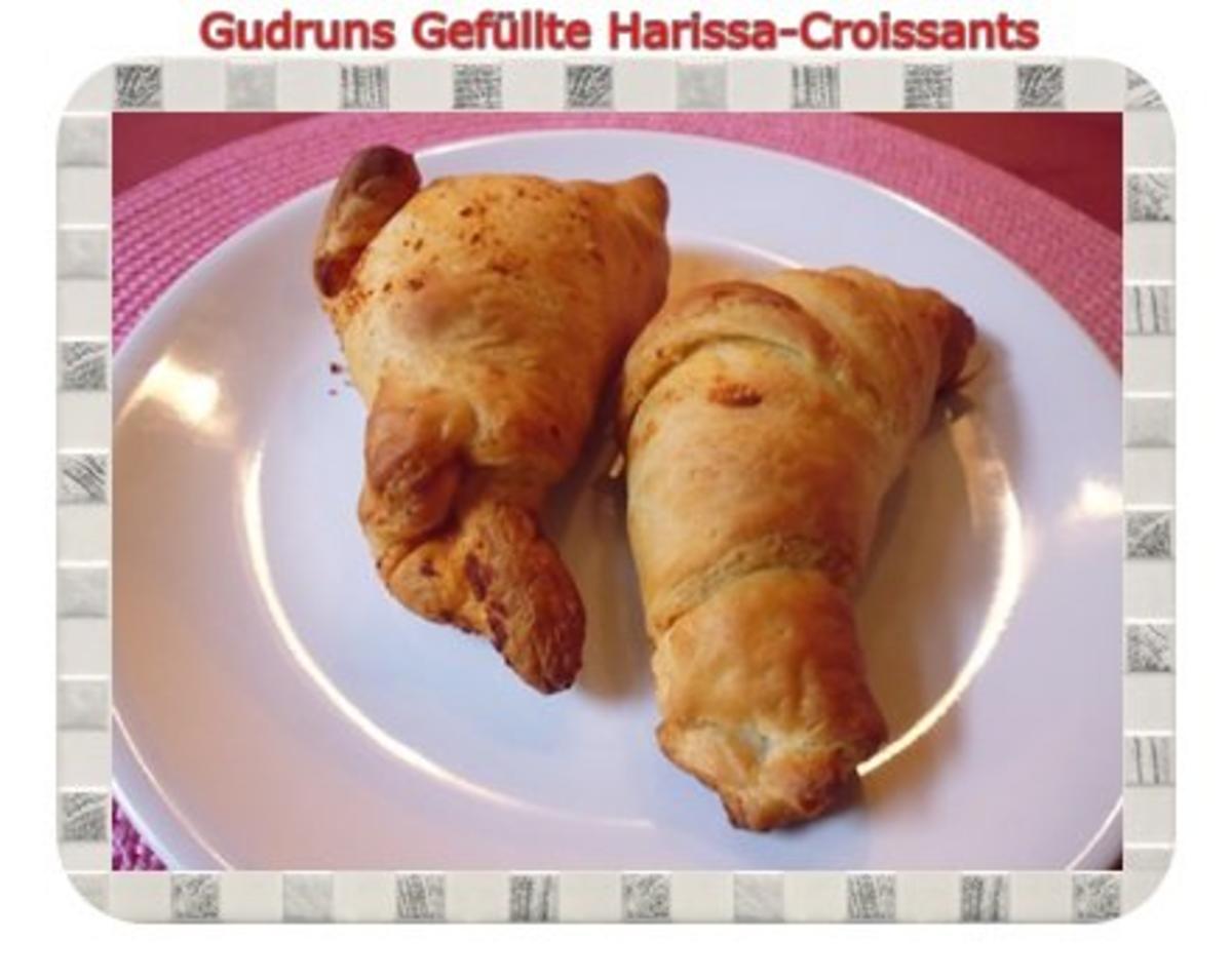 Bilder für Frühstück: Gefüllte Harissa-Croissants - Rezept