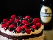 Beerenstarkes Schoko-Guinness-Törtchen - Rezept