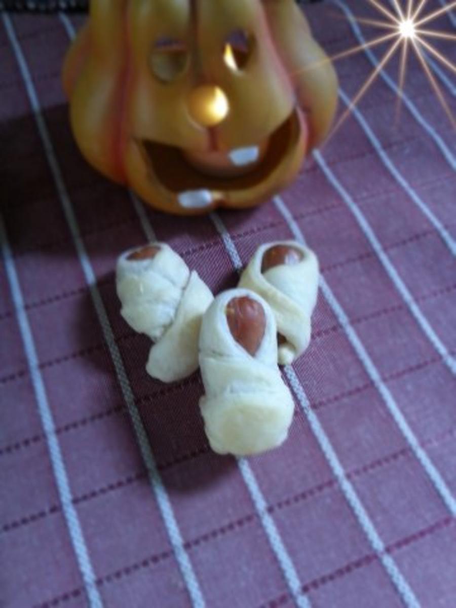 Halloween: Wurst Mumien und gefüllte Särge - Rezept - Bild Nr. 2