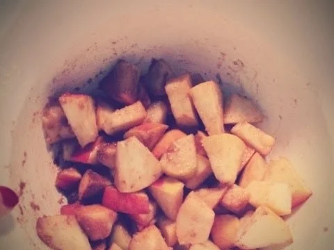 Apple-Cream-Cheese-Cake - Rezept