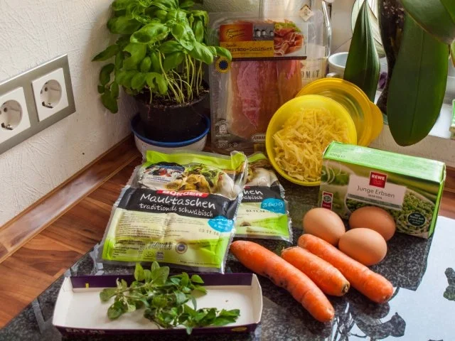 Rezept: Maultaschen-Gratin Bild Nr. 2 Maultaschen-Gratin - Rezept - Bild Nr. 2