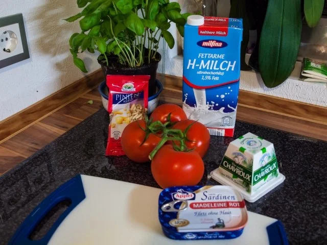 Rezept: Schiefe Türme - rot/weiß Bild Nr. 2 Schiefe Türme - rot/weiß - Rezept - Bild Nr. 2