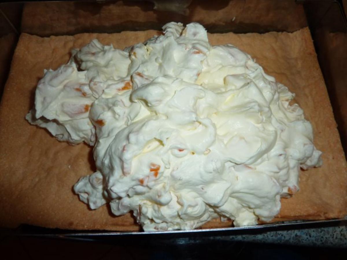 Torten: Pfirsich-Sahneschnitten - Rezept - Bild Nr. 10