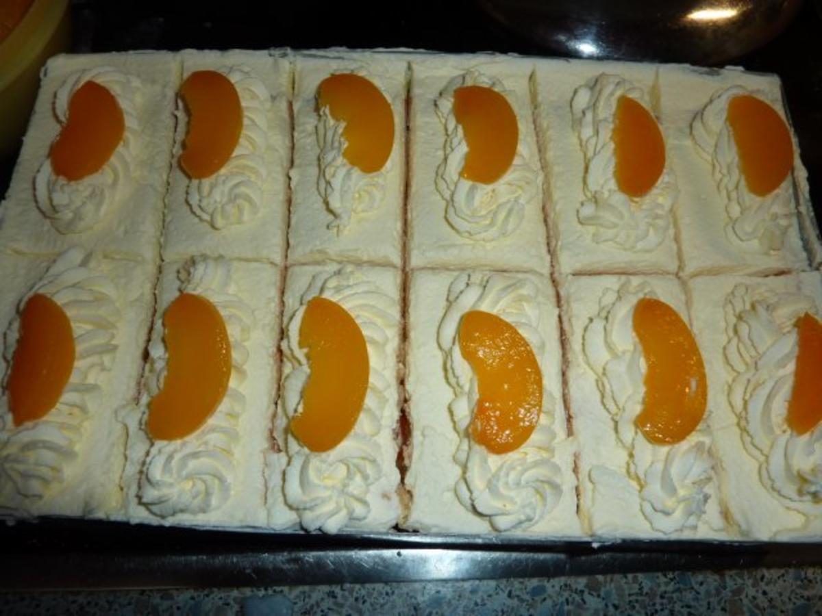 Torten: Pfirsich-Sahneschnitten - Rezept - Bild Nr. 15