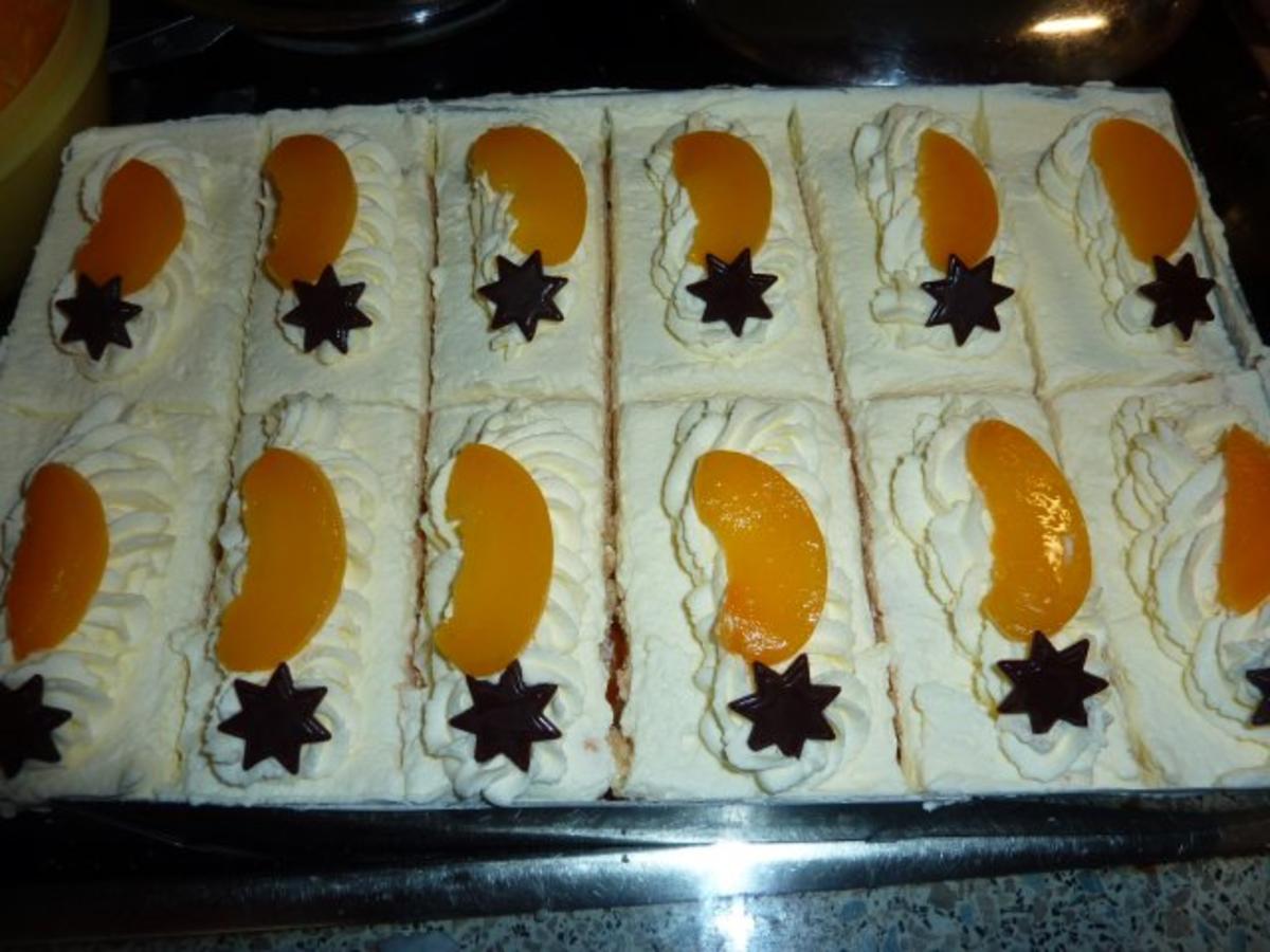 Torten: Pfirsich-Sahneschnitten - Rezept - Bild Nr. 16