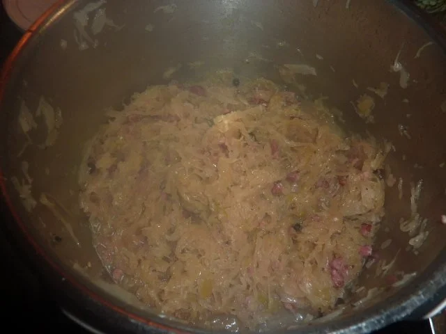 Rezept: FL/Schwein: Sauerkraut mit Kasseler Bild Nr. 4 FL/Schwein: Sauerkraut mit Kasseler - Rezept - Bild Nr. 4