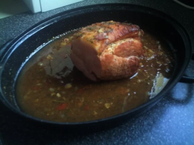 Rezept: Krusten-Braten vom Schweinebauch Bild Nr. 2 Krusten-Braten vom Schweinebauch - Rezept - Bild Nr. 2