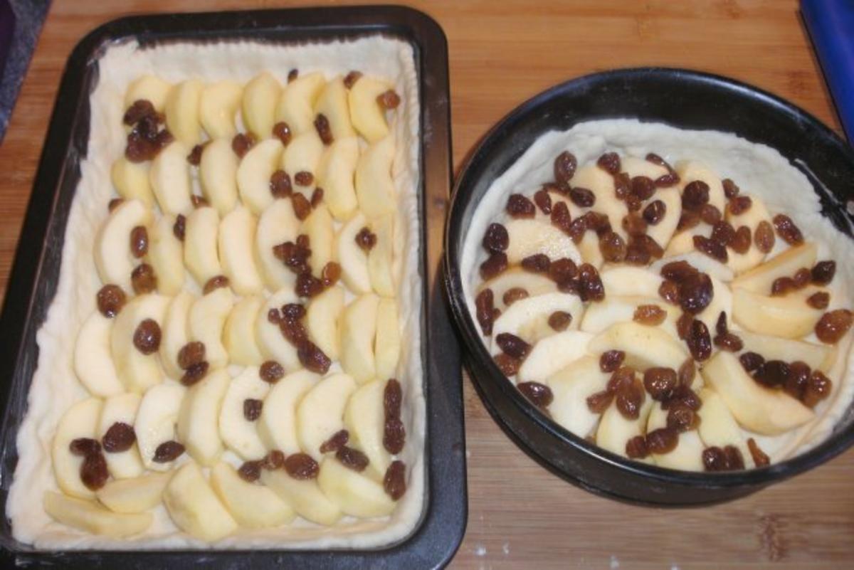 Mini -  Apfelkuchen mit Rahmguss im Doppelpack - Rezept - Bild Nr. 3