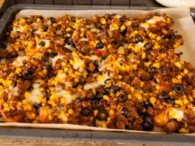 Röstiecken unter Hack-Olivendecke - Rezept - Bild Nr. 9