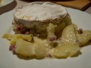 beschwipste Kartoffeln mit Ofenkäse - Rezept