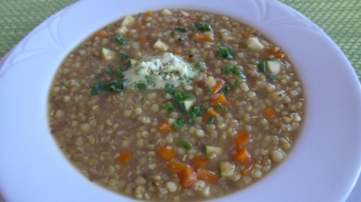 Buchweizen - Gemüse - Suppe - Rezept mit Bild - kochbar.de