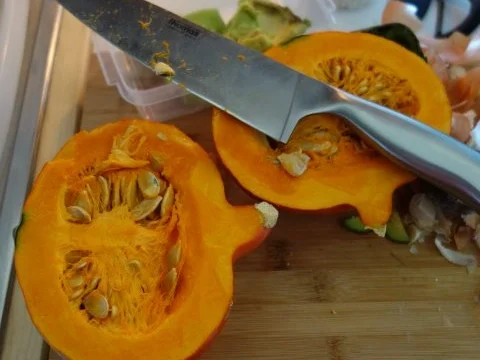 Kürbis-Pastinaken-Avocadosupperl - Rezept - Bild Nr. 3