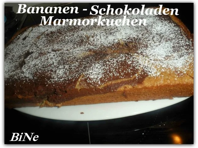 BiNe` S BANANEN - SCHOKOLADEN MARMORKUCHEN - Rezept - Bild Nr. 9