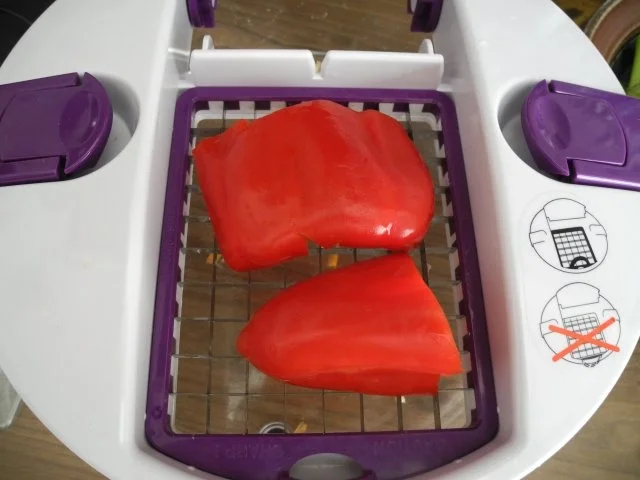 Gemüse - Quartett in Aubergine gewickelt an Tomatensugo - Rezept - Bild Nr. 6