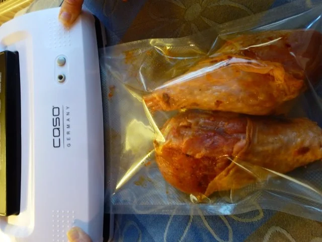 Sous Vide gegarte würzige Putenunterkeulen - Rezept - Bild Nr. 6