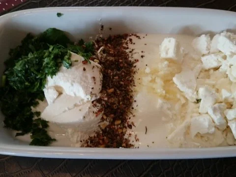 backofenauberginen-zucchini mit knobicreme und lammhackbällchen - Rezept - Bild Nr. 6