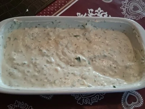 backofenauberginen-zucchini mit knobicreme und lammhackbällchen - Rezept - Bild Nr. 7