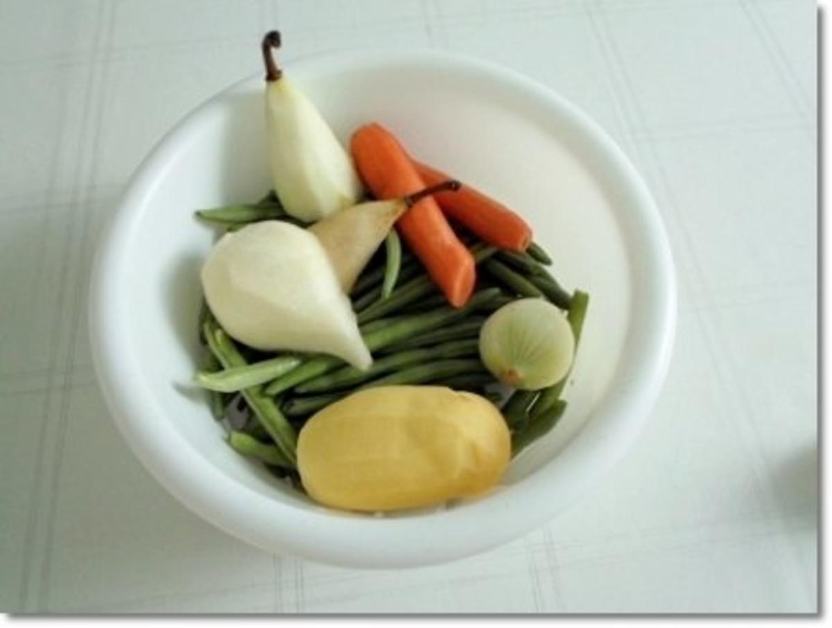 Fruchtige Gemüsesuppe mit Birne - Rezept - Bild Nr. 4