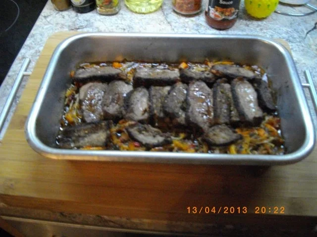 Asiaente auf Gemüsebett mit Reis - Rezept - Bild Nr. 5