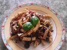 Pasta mit Orangen-Kapern-Sauce und Radicchio - Rezept