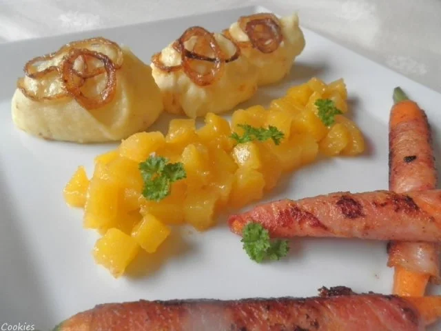 Rezept: Karotten im Speckmantel ... Karotten im Speckmantel ... - Rezept