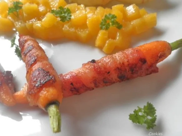 Rezept: Karotten im Speckmantel ... Bild Nr. 2 Karotten im Speckmantel ... - Rezept - Bild Nr. 2