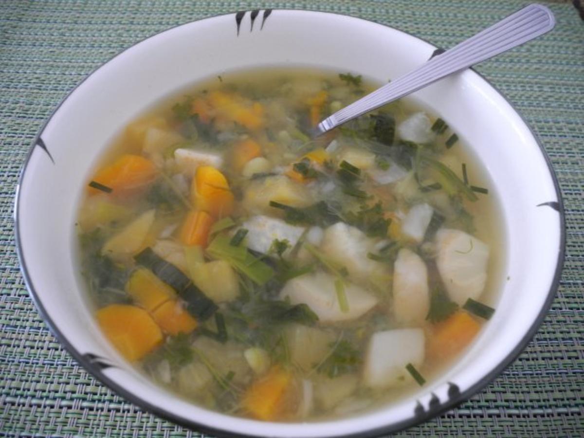 Bilder für Suppe & Eintöpfe : Heisse Gemüse-Suppe - Rezept