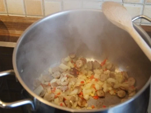 Rezept: Grünkohleintopf mit Nürnberger Rostbratwürstchen Bild Nr. 6 Grünkohleintopf mit Nürnberger Rostbratwürstchen - Rezept - Bild Nr. 6