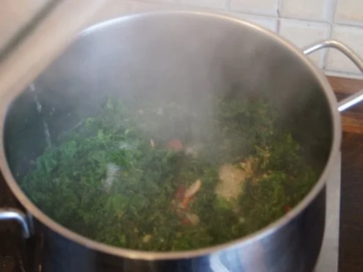 Rezept: Grünkohleintopf mit Nürnberger Rostbratwürstchen Bild Nr. 9 Grünkohleintopf mit Nürnberger Rostbratwürstchen - Rezept - Bild Nr. 9