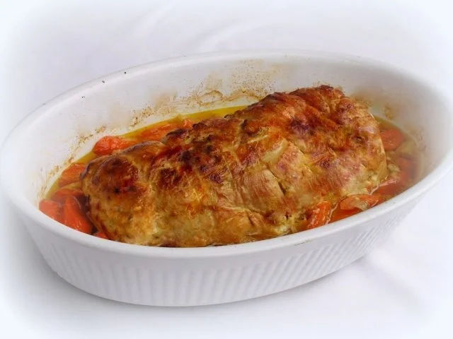 Rezept: Putenrollbraten gefüllt mit Schinken-Quark und Gemüse Bild Nr. 11 Putenrollbraten gefüllt mit Schinken-Quark und Gemüse - Rezept - Bild Nr. 11