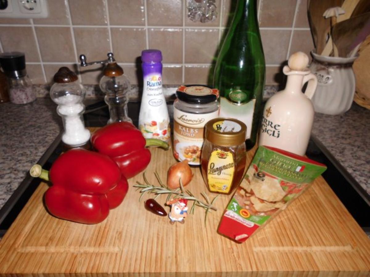 Paprikaschaumsüppchen mit Parmesan>> - Rezept - Bild Nr. 2
