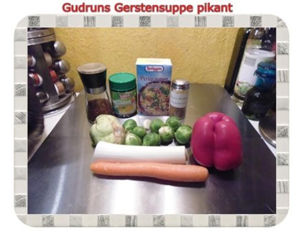 Suppe: Gerstensuppe pikant - Rezept - Bild Nr. 2