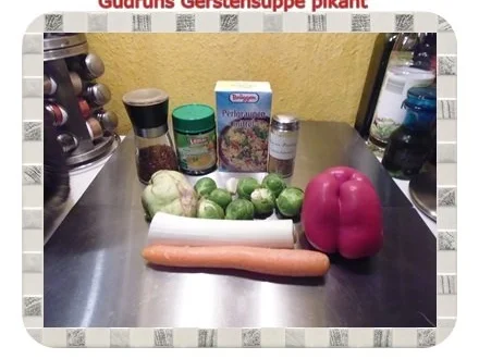 Rezept: Suppe: Gerstensuppe pikant Bild Nr. 2 Suppe: Gerstensuppe pikant - Rezept - Bild Nr. 2