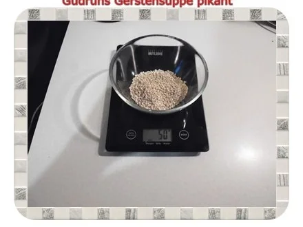 Rezept: Suppe: Gerstensuppe pikant Bild Nr. 3 Suppe: Gerstensuppe pikant - Rezept - Bild Nr. 3